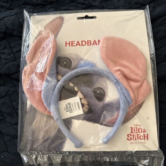 Disney Other - Cinemark 2025 Lilo & Stitch Movie Stitch Ears Headband Brand New Sealed!
